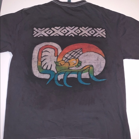 Mexican Chichen Itza Mayan Ruins Tee Black Size XL - Picture 2 of 6